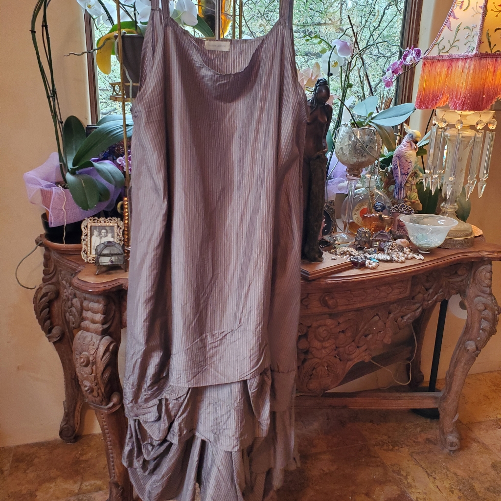 Krista Larson Taffeta Slip Dress